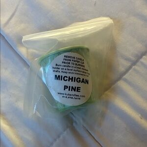 Homemade Michigan Pine Candle